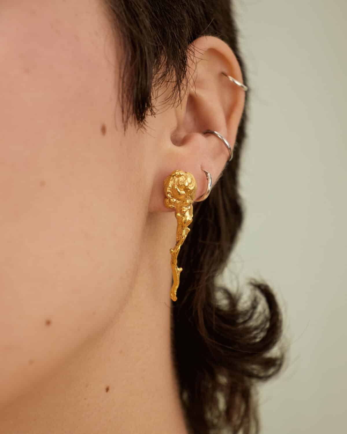 espiga golden earrings sofía rocha