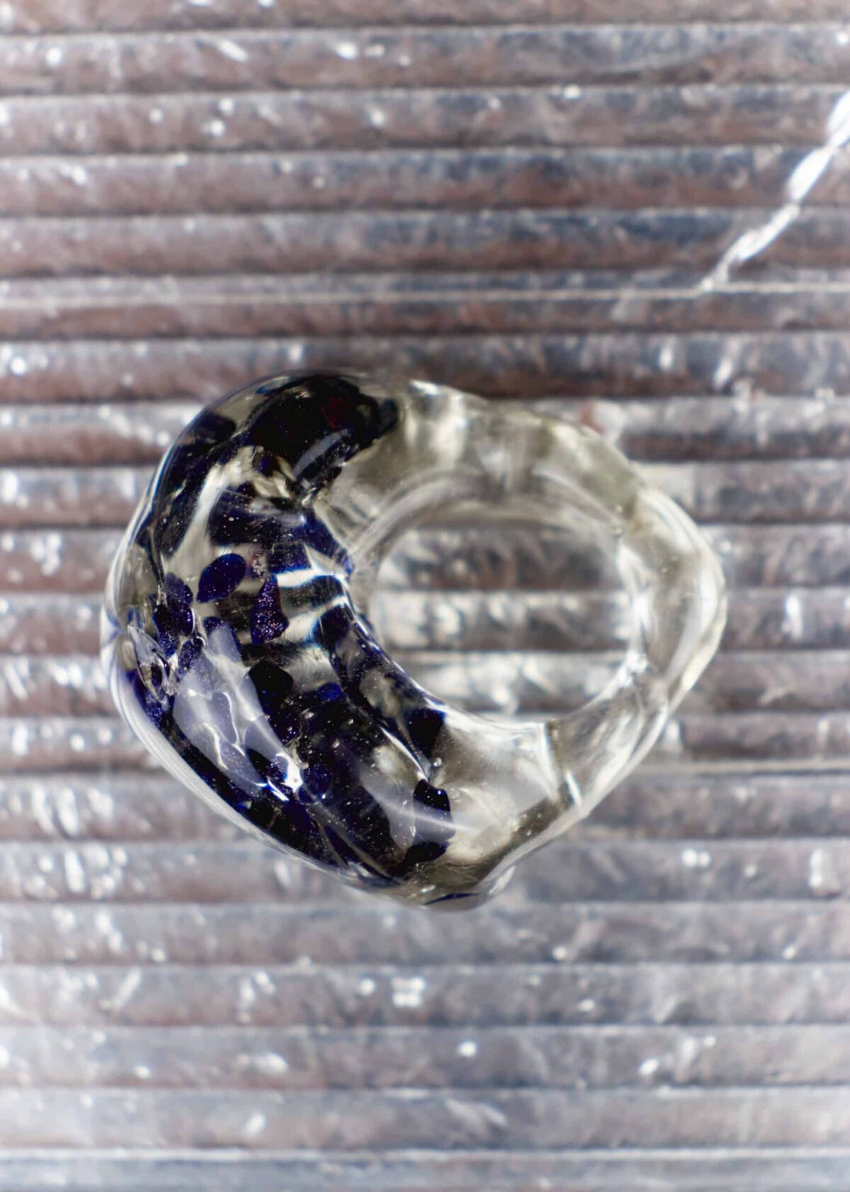 BLUE GLASS ring - Image 2