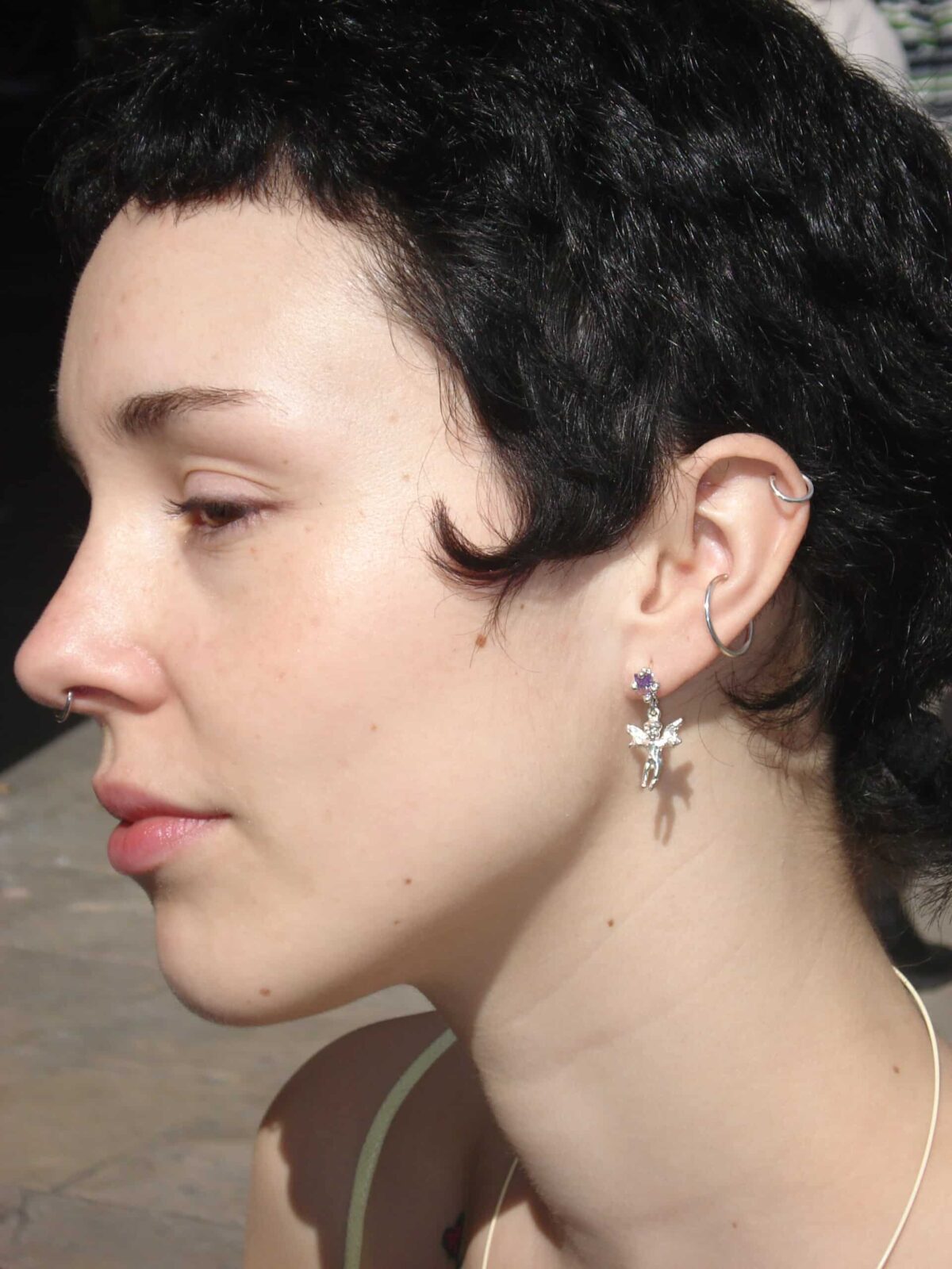 angelito durmiente silver lilac sofia rocha earrings