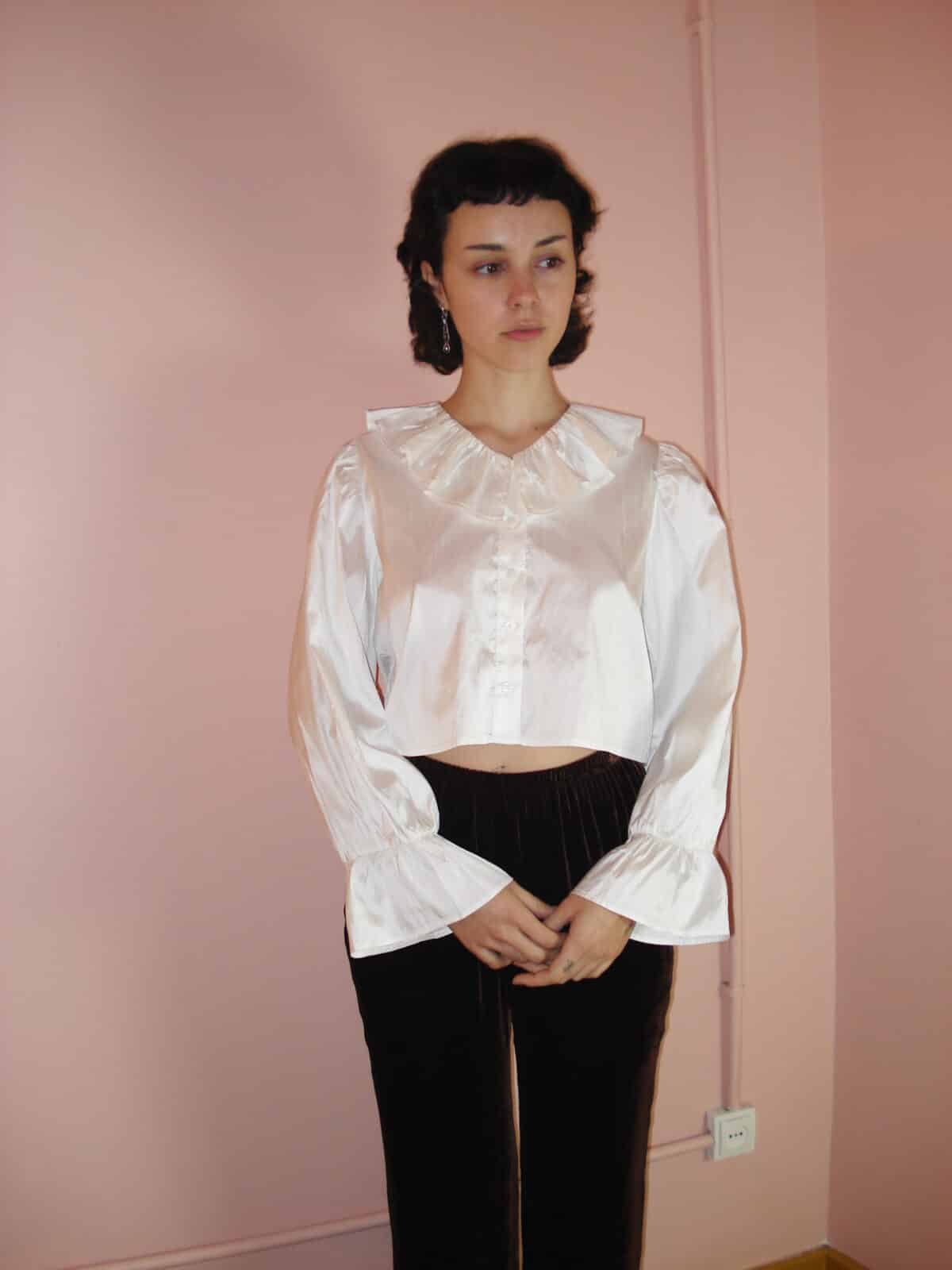 ines blouse ivory hai