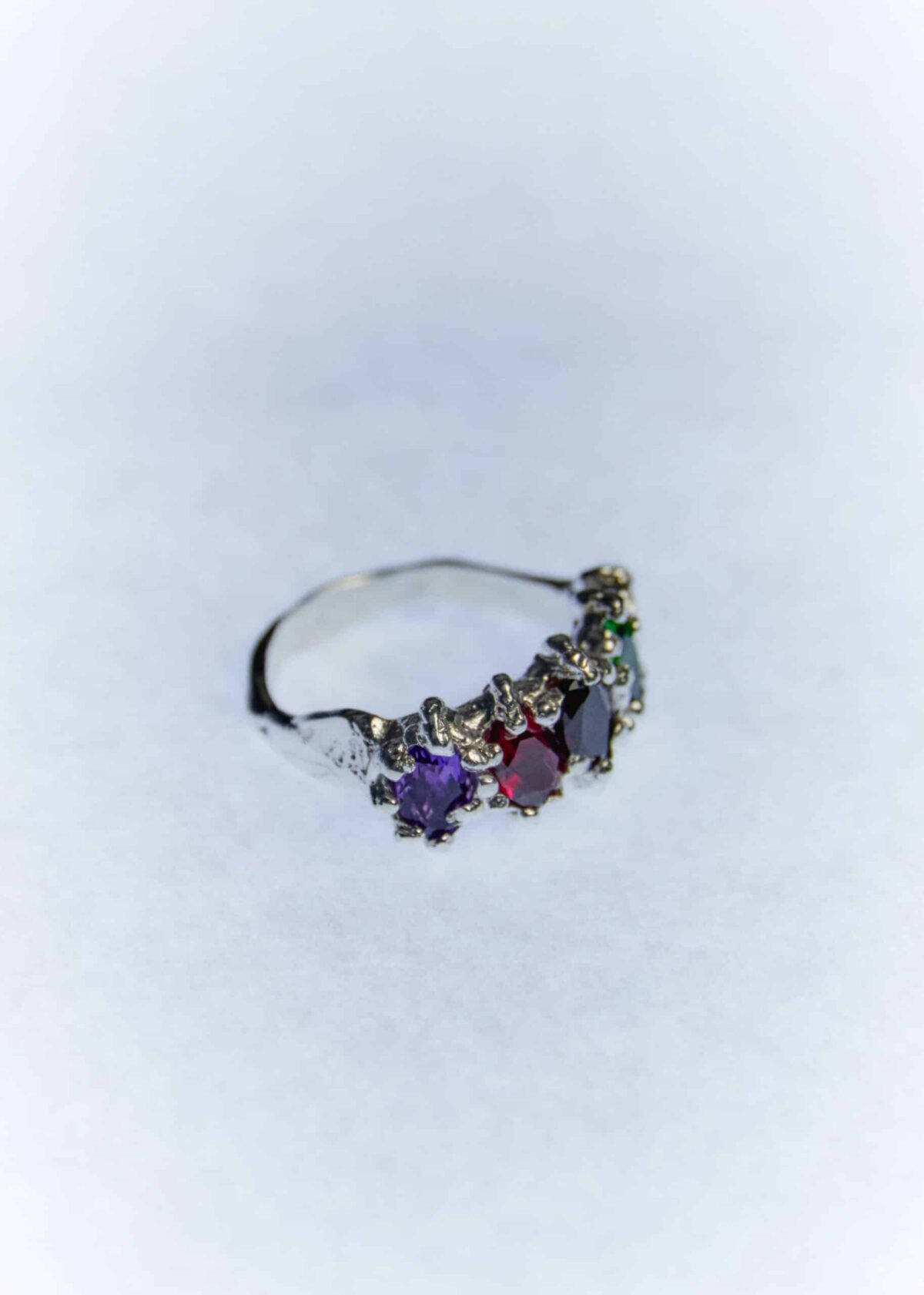 iris ring silver rainbow sofía rocha