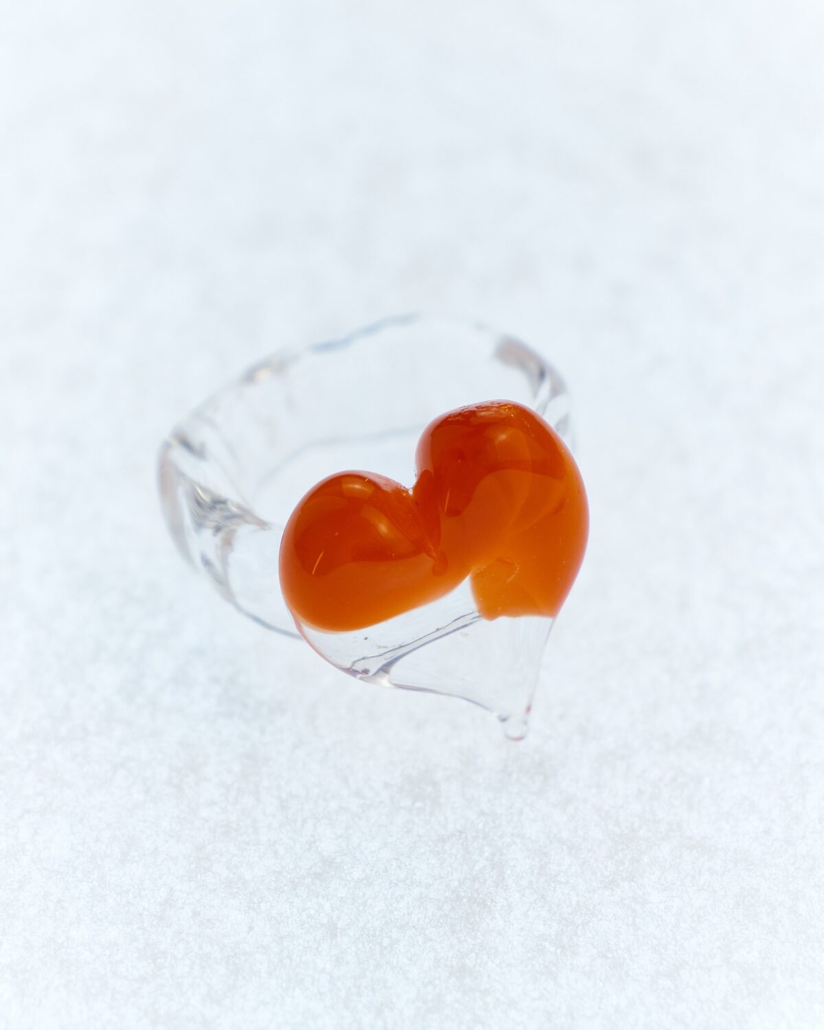 heart of glass ring orange levens