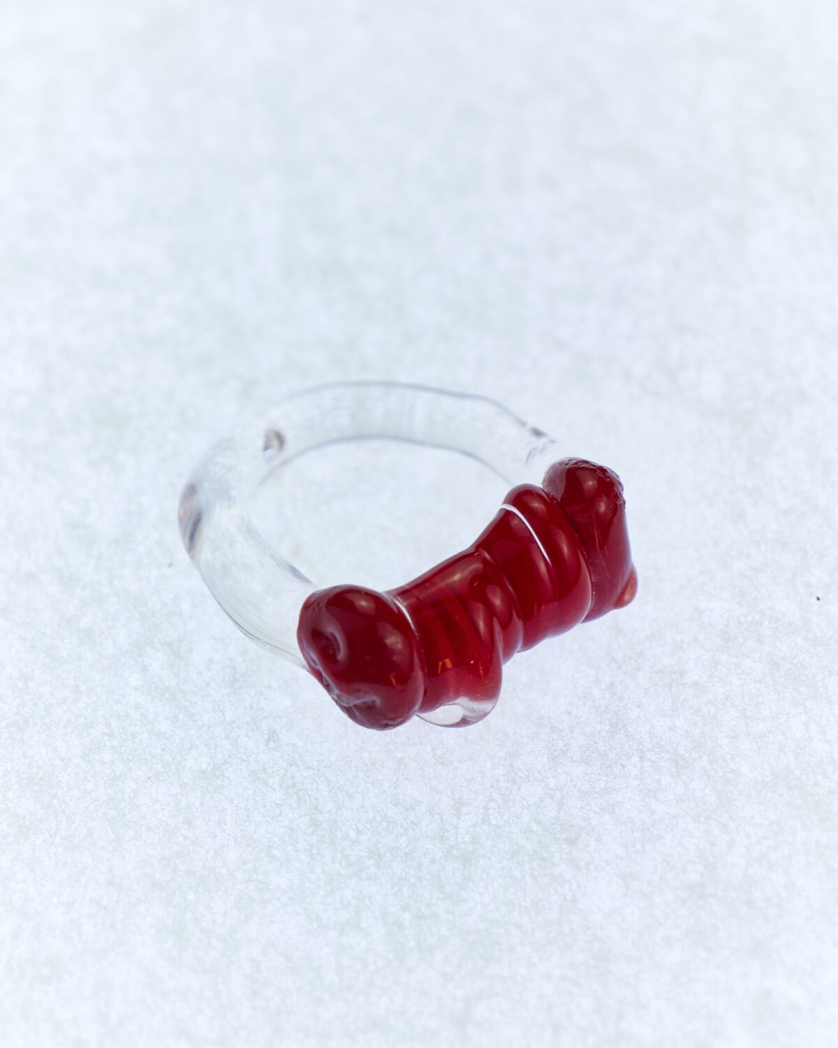 venice glass ring red levens