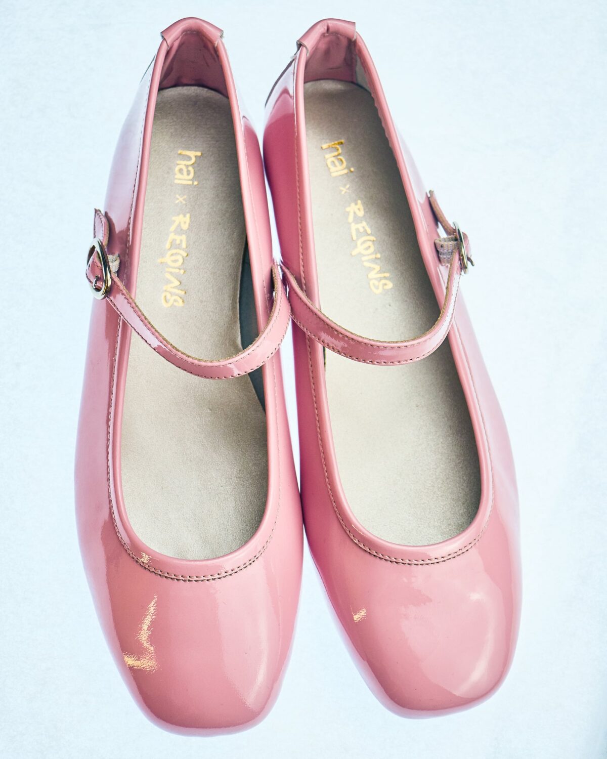 constance pink patent leather mary janes hai