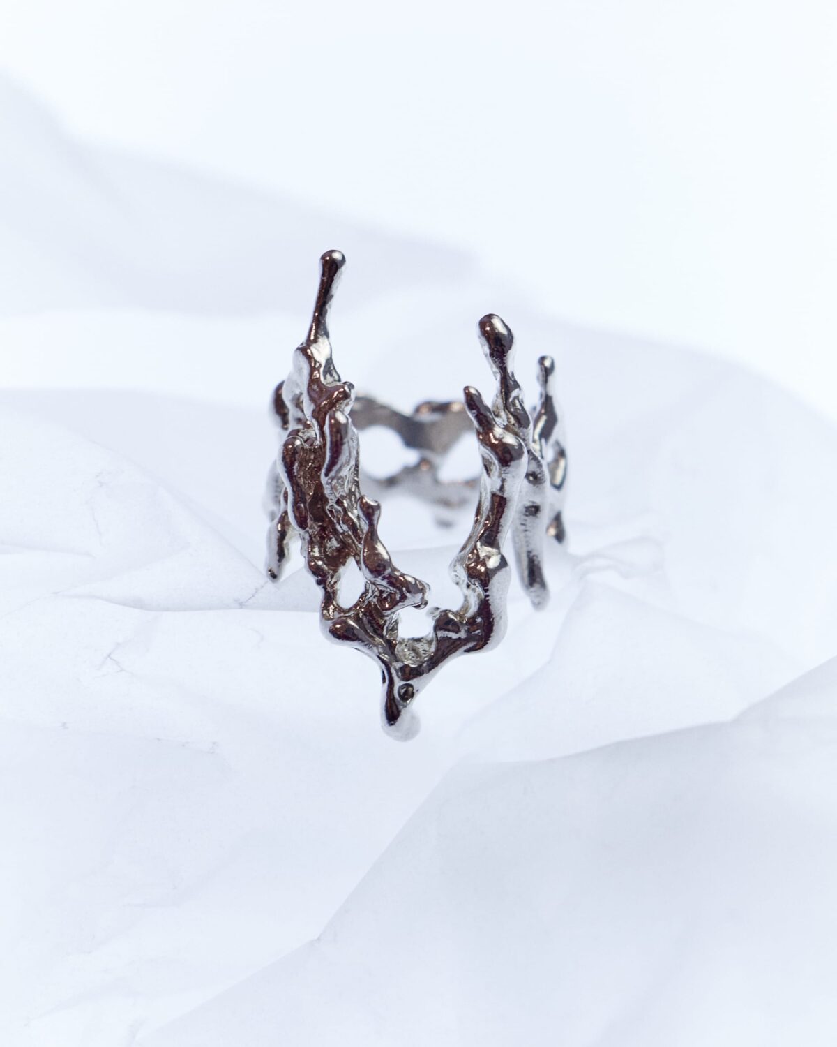 ENYAKI VOID SILVER RING GOHARA