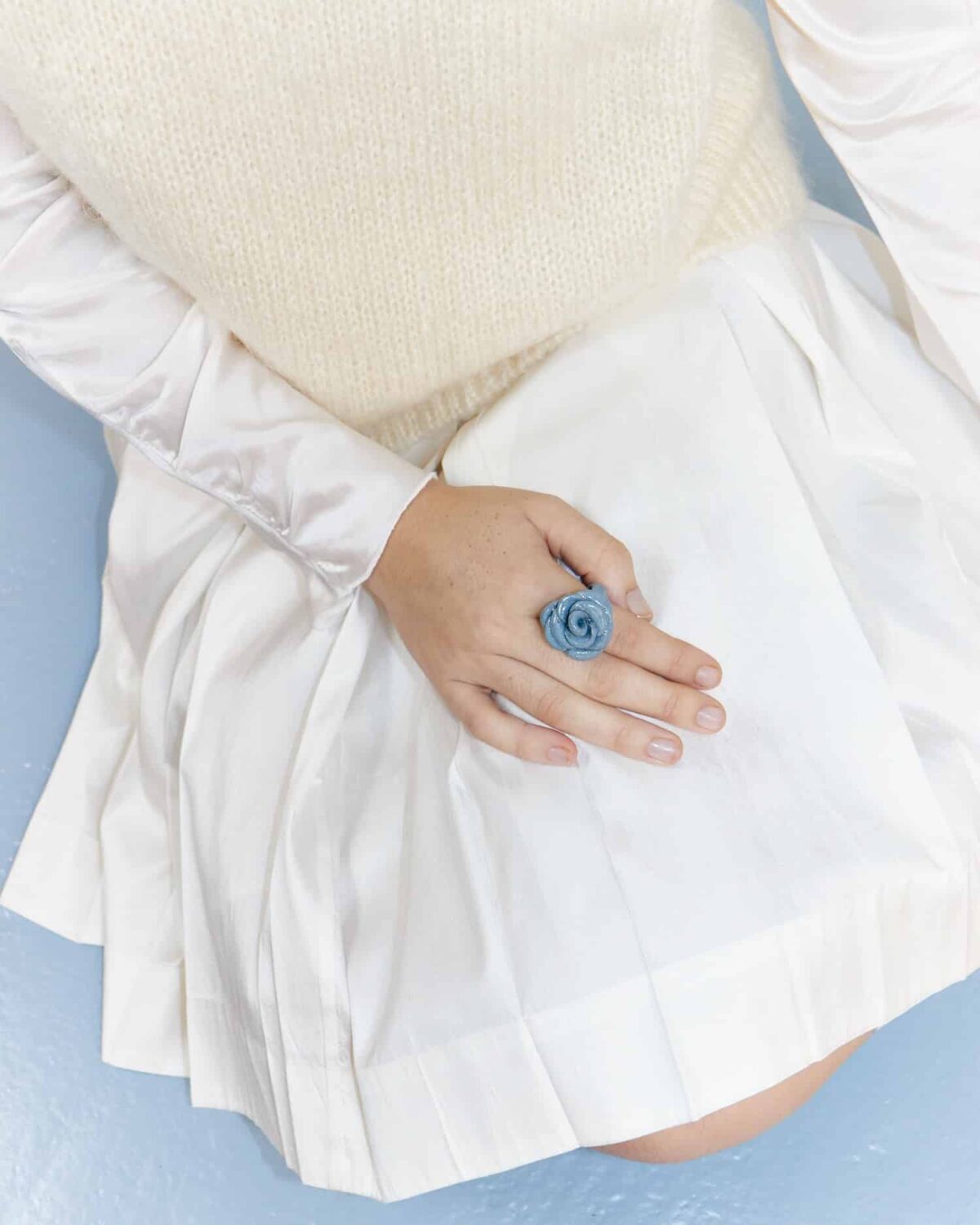 rosa ceramic ring blue levens