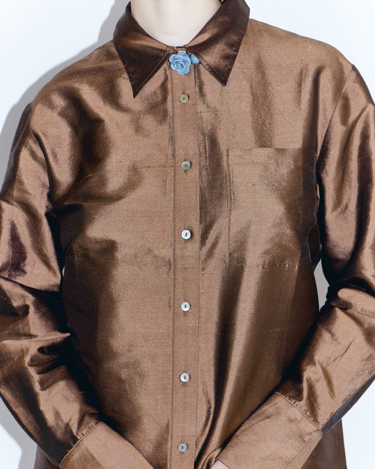 floris shirt brown hai