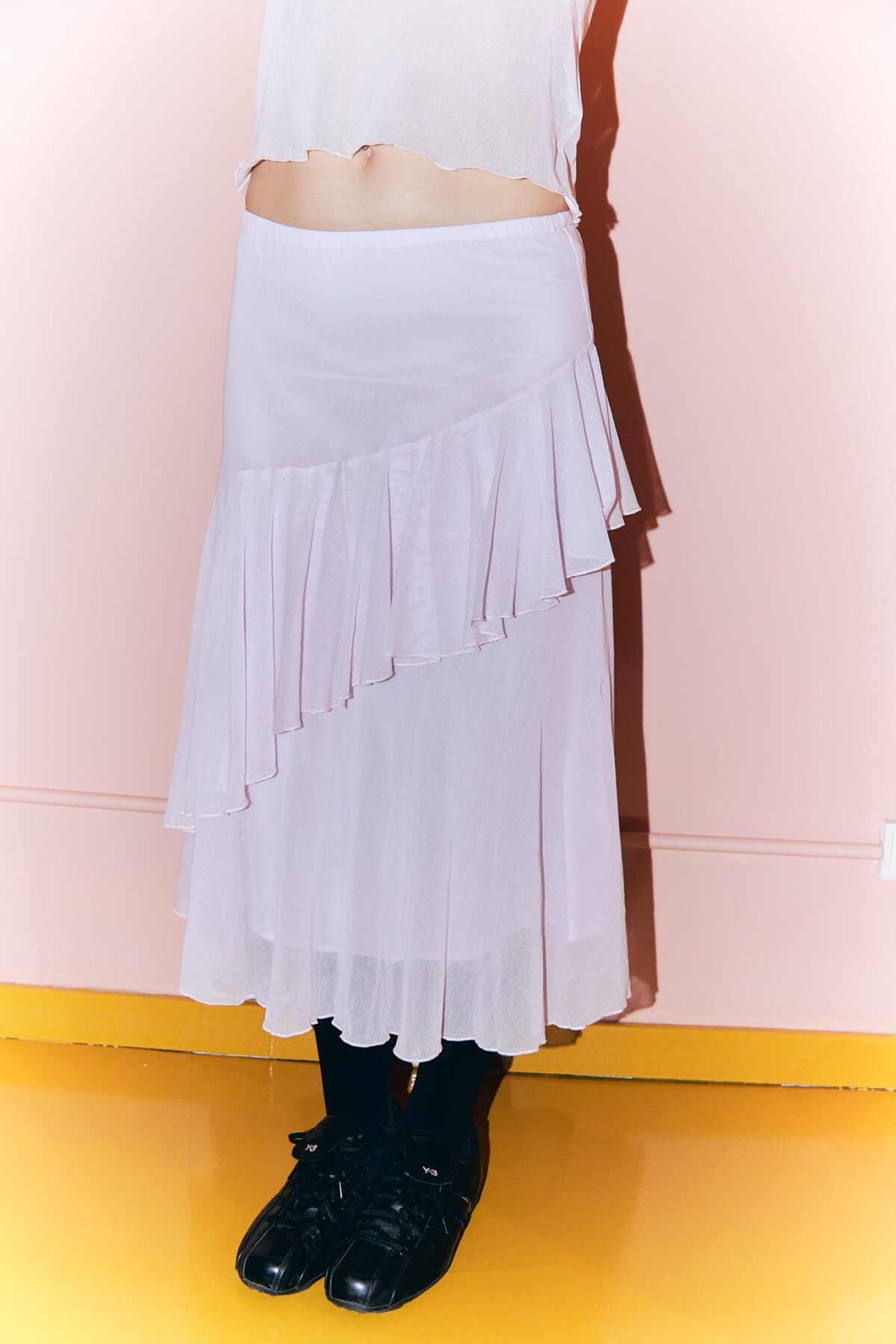 cecilia pink cotton skirt