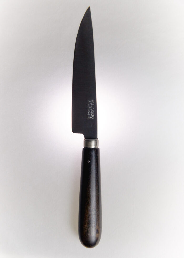 pallarès table knife ebony muy frágil