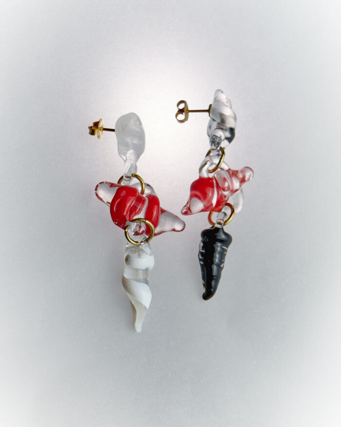 veniceå© glass earrings levens muy frágil