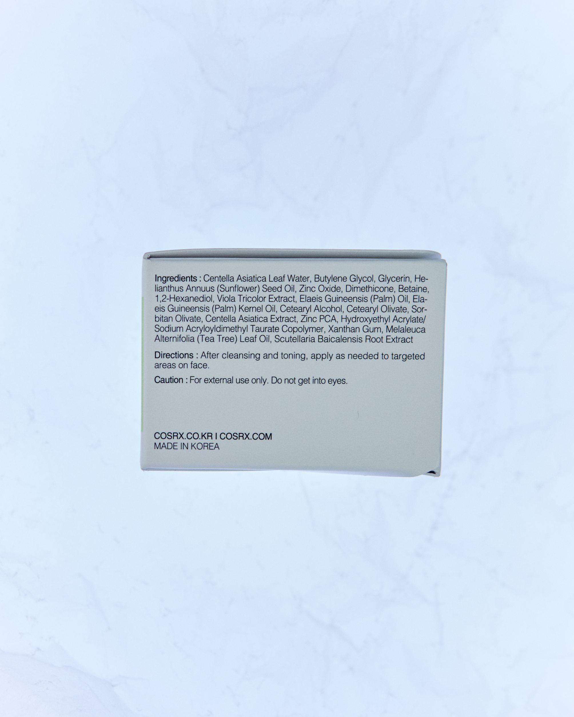 centella blemish cream cosrx muy frágil
