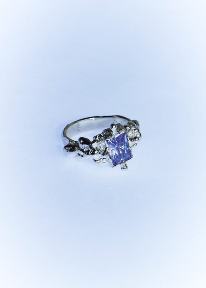 viena ring silver lilac sofía rocha muy frágil