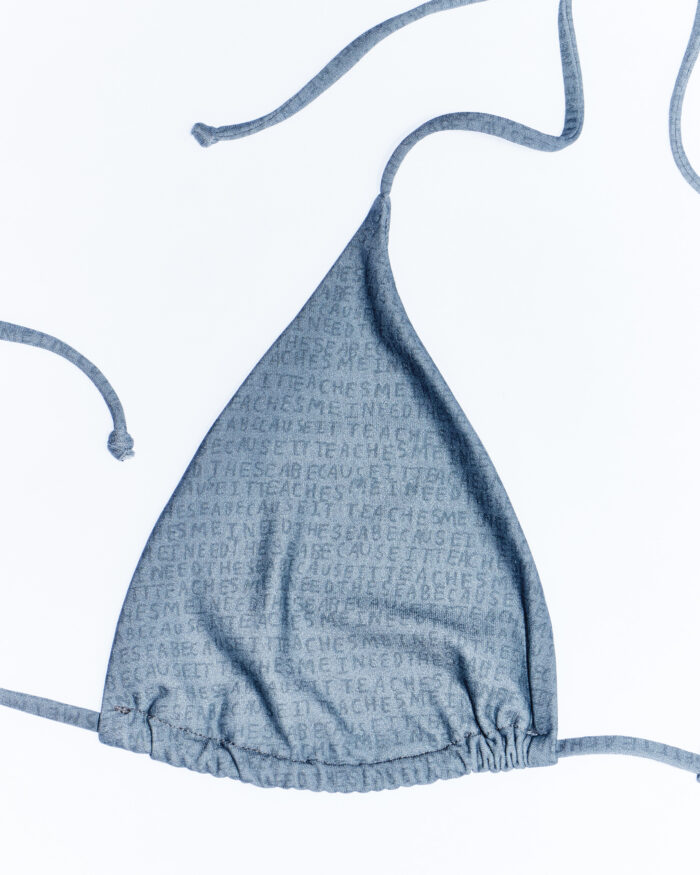 sea triangle bikini top duffo muy frágil