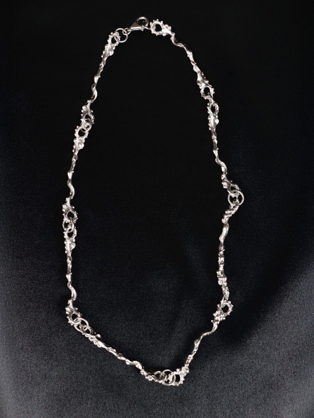 narciso silver necklace sofía rocha muy frágil