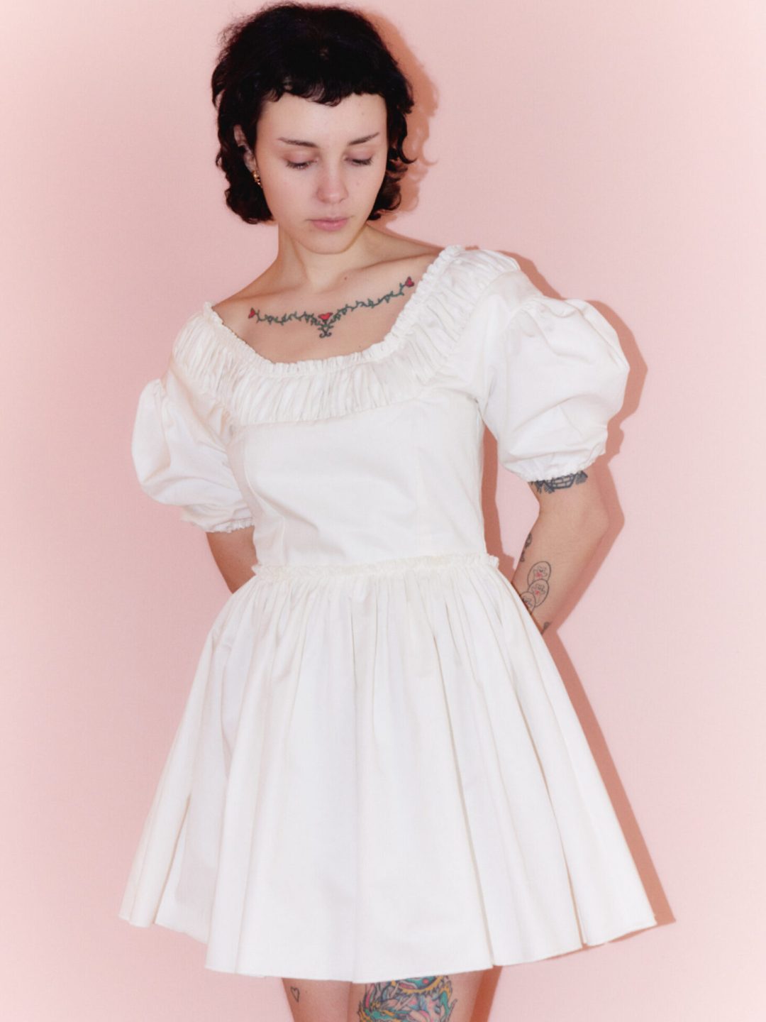 anemone mini cotton dress muy frágil