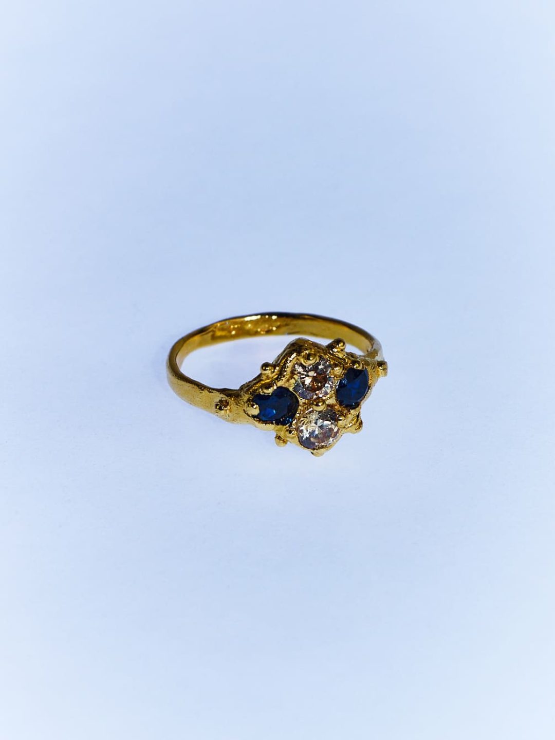 trust golden deep blue salmon ring sofía rocha