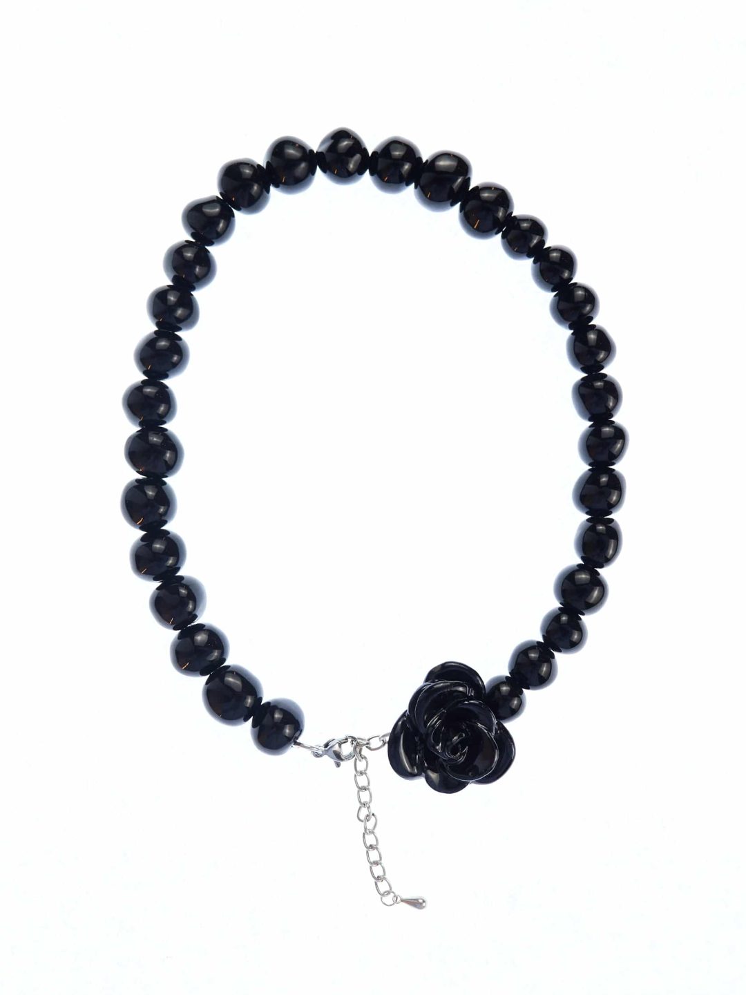 rosa & pearls necklace black levens