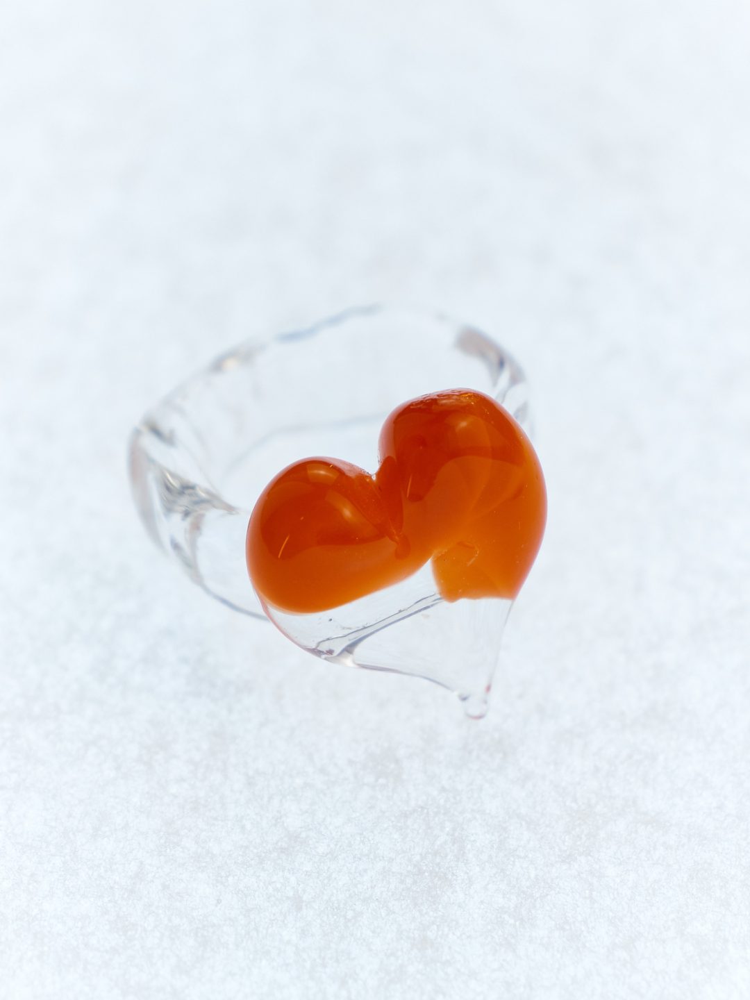 heart of glass ring orange levens