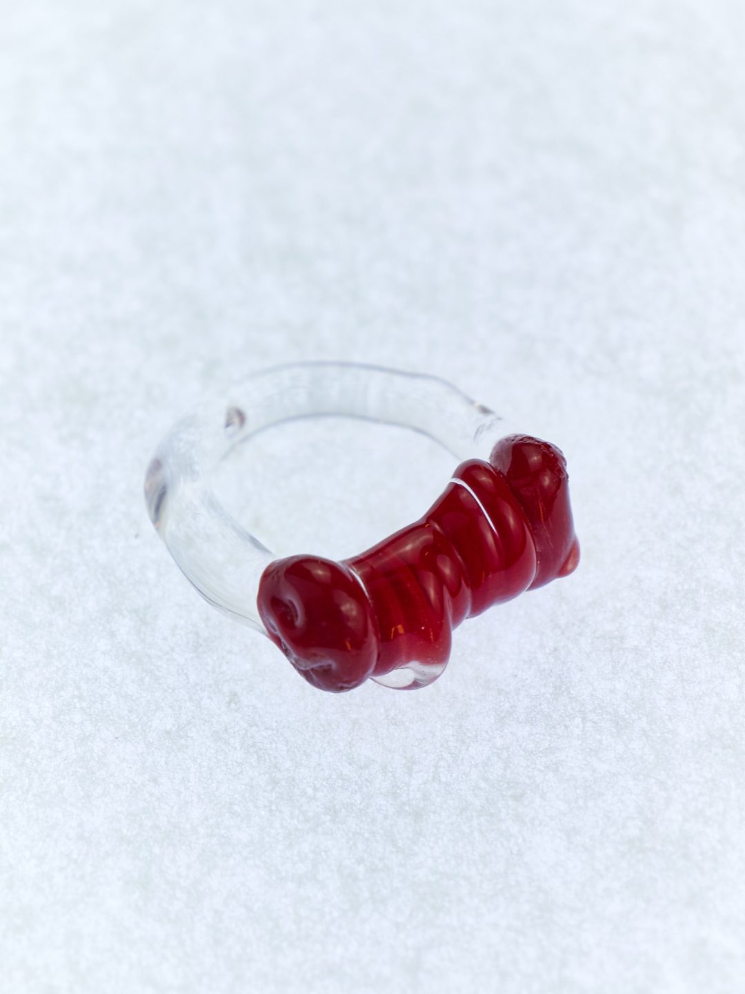 venice glass ring red levens