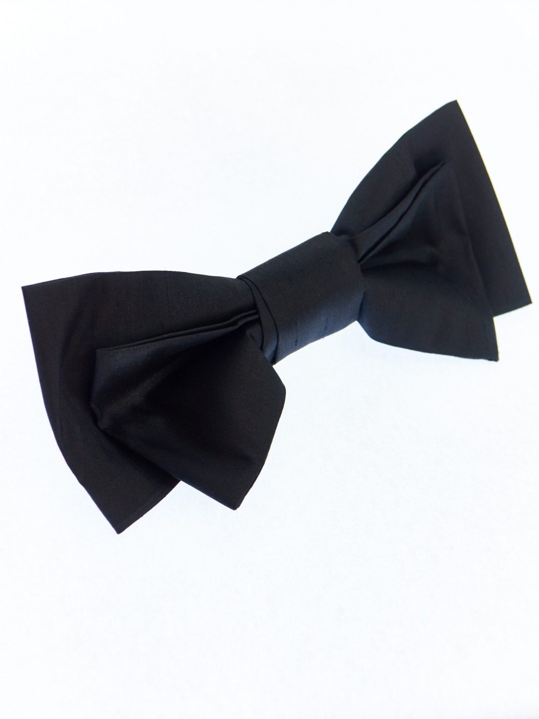 big hair bow black hai