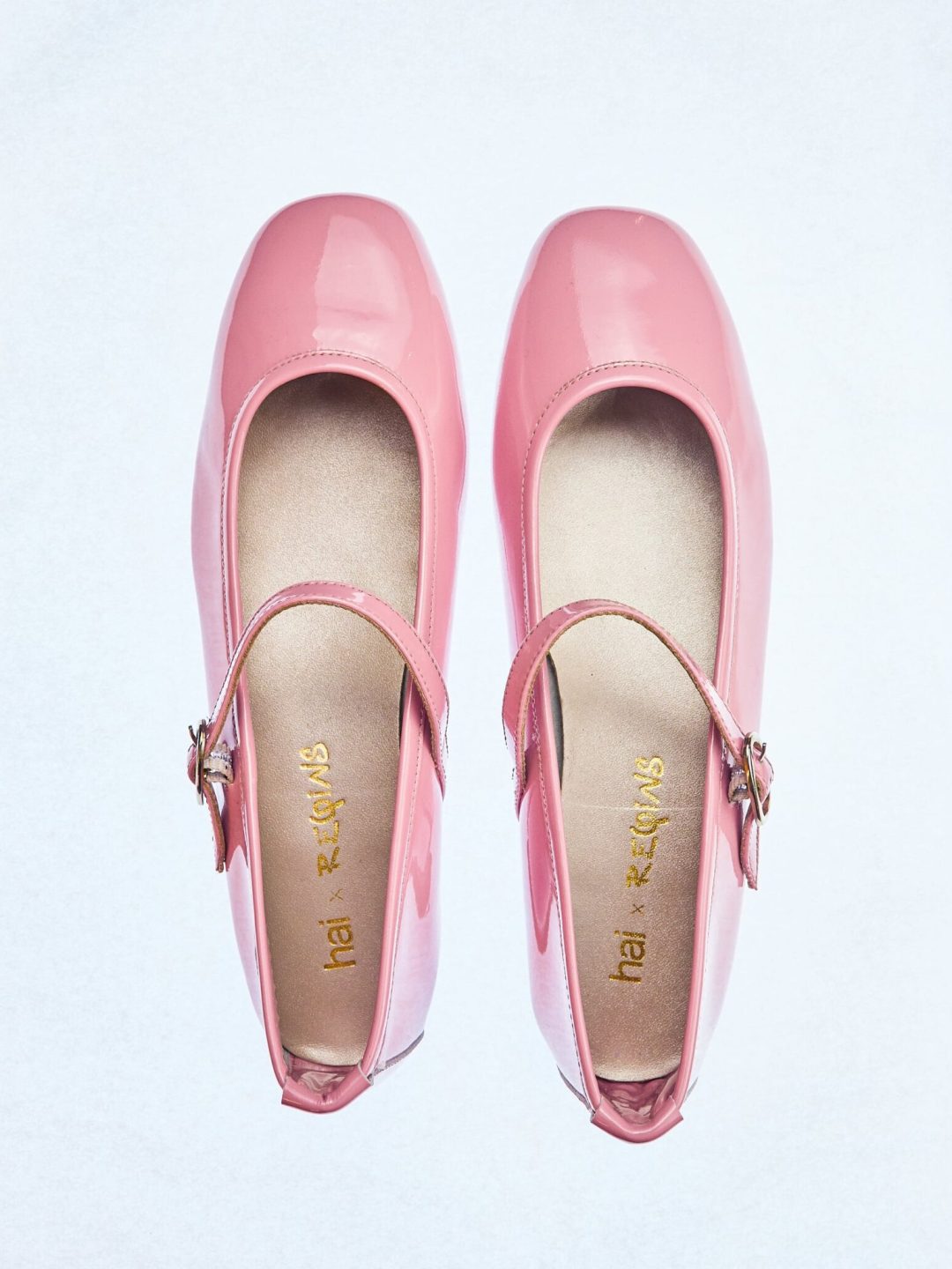 constance pink patent leather mary janes hai