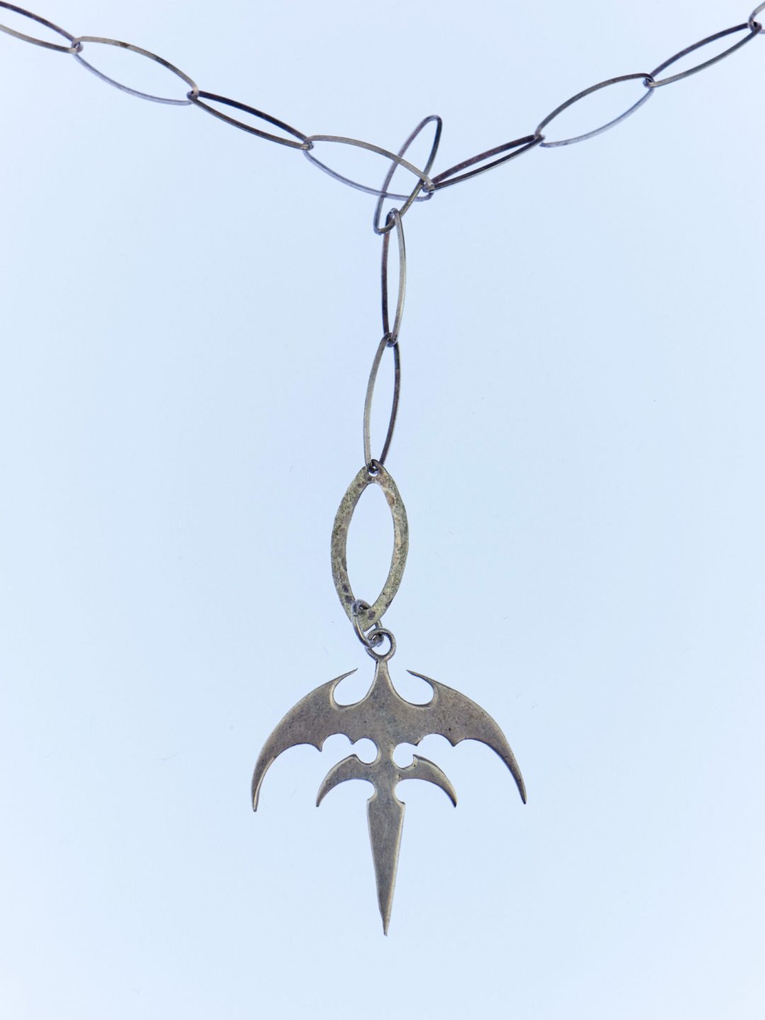 bat dagger pendant silver necklaces amphitrite's treasure