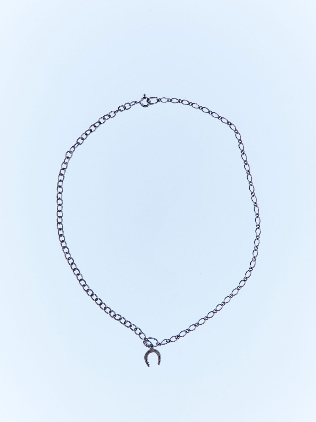 lucky horseshoe silver choker necklace amphitrite's treasure