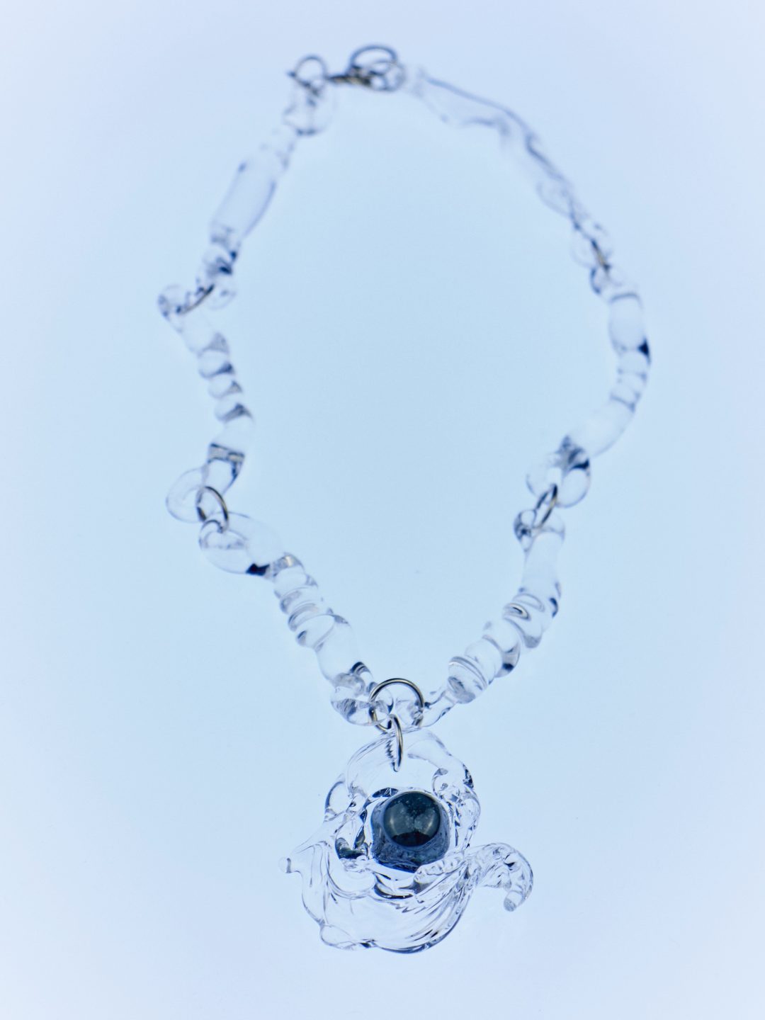 ginger con flor glass necklace levens muy frágil