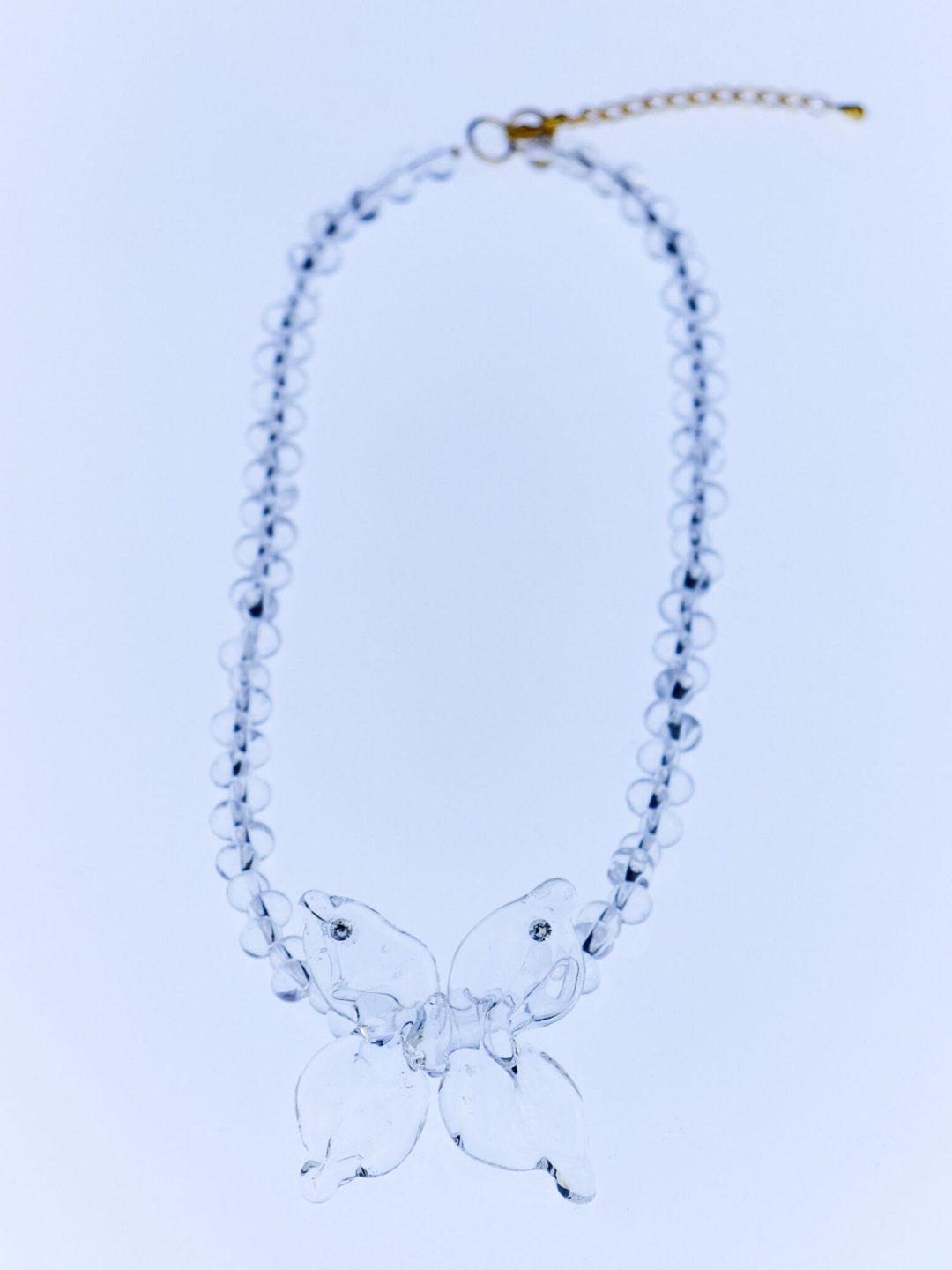 mariposa glass necklace levens muy frágil