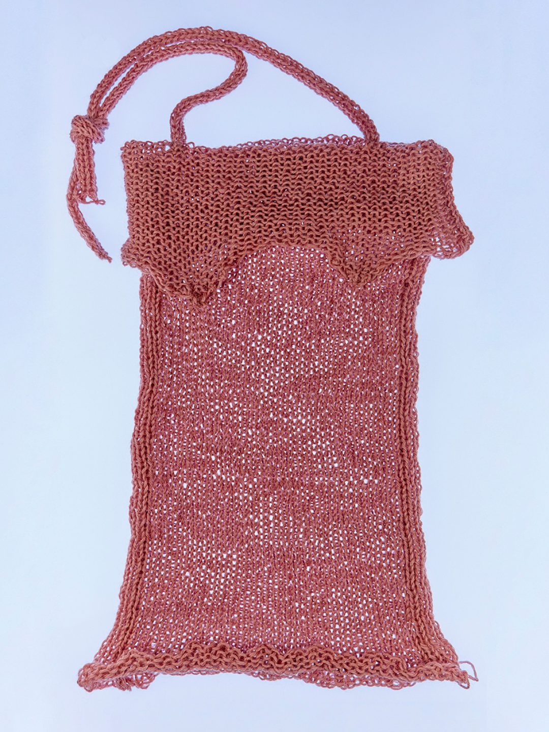terracota knitted halter top beznal muy frágil