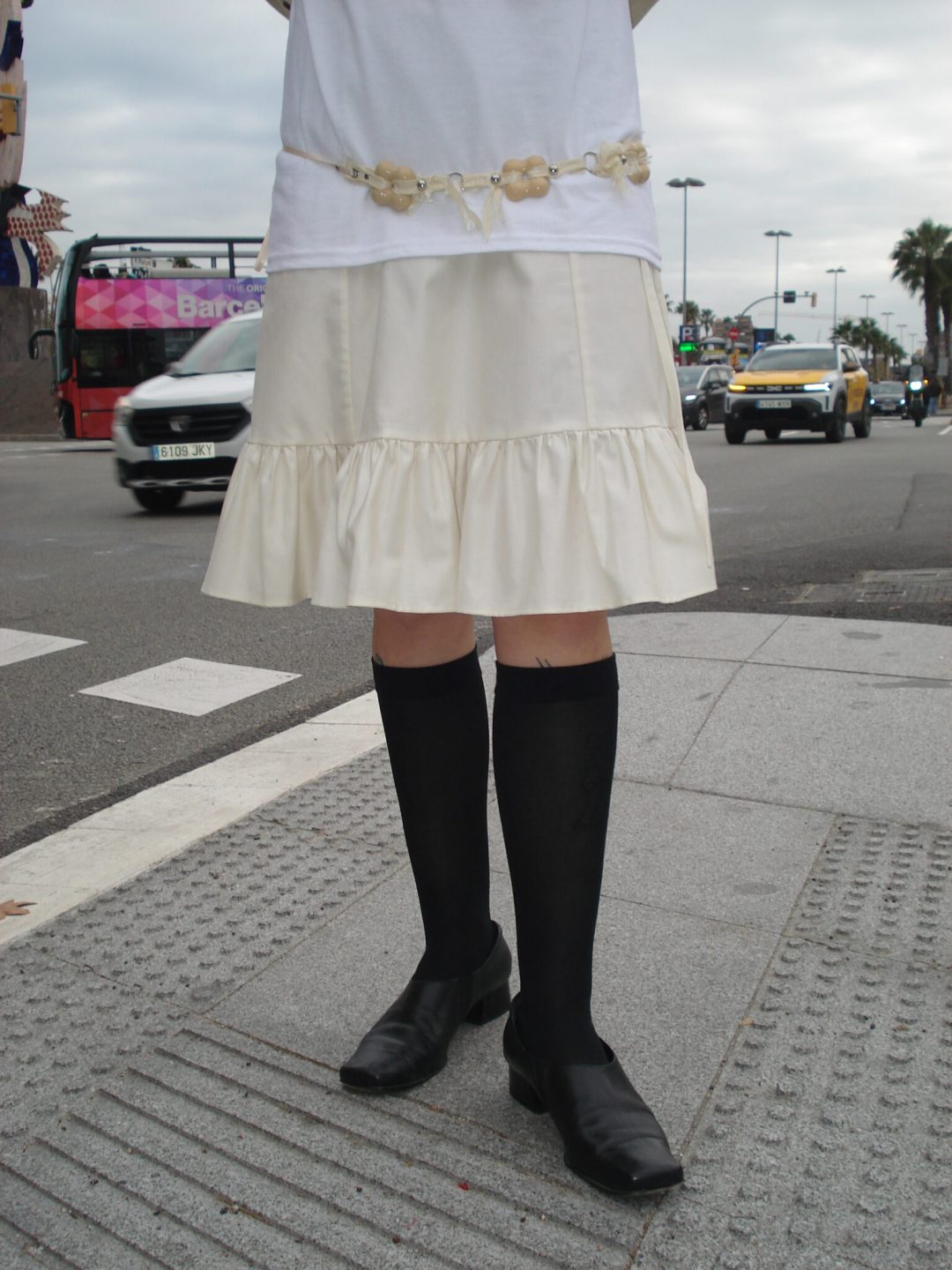 cream cotton petticoat anemone muy frágil