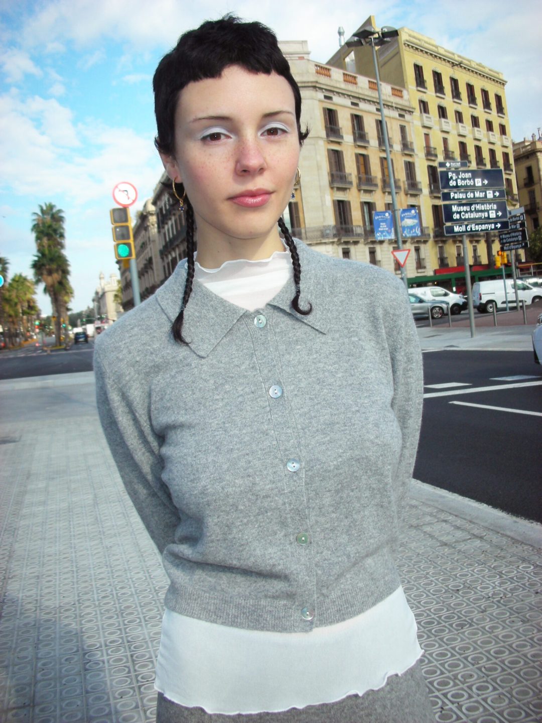 anselma cardigan grey home of hai muy frágil