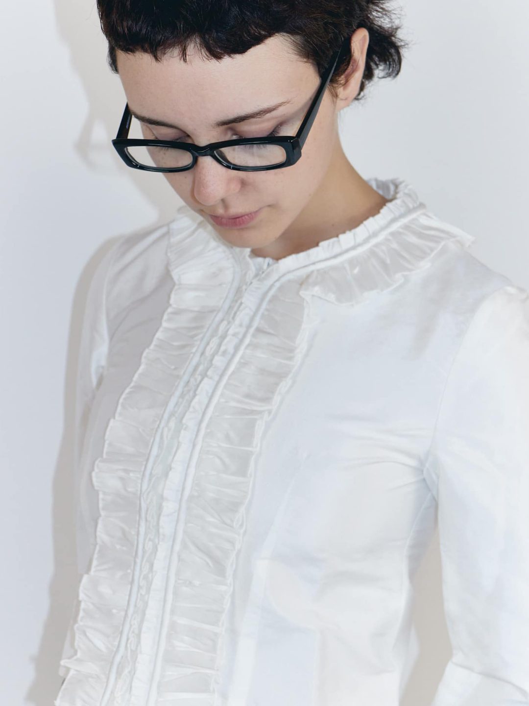 bowen ivory silk blouse