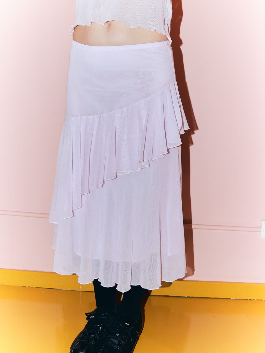 cecilia pink cotton skirt