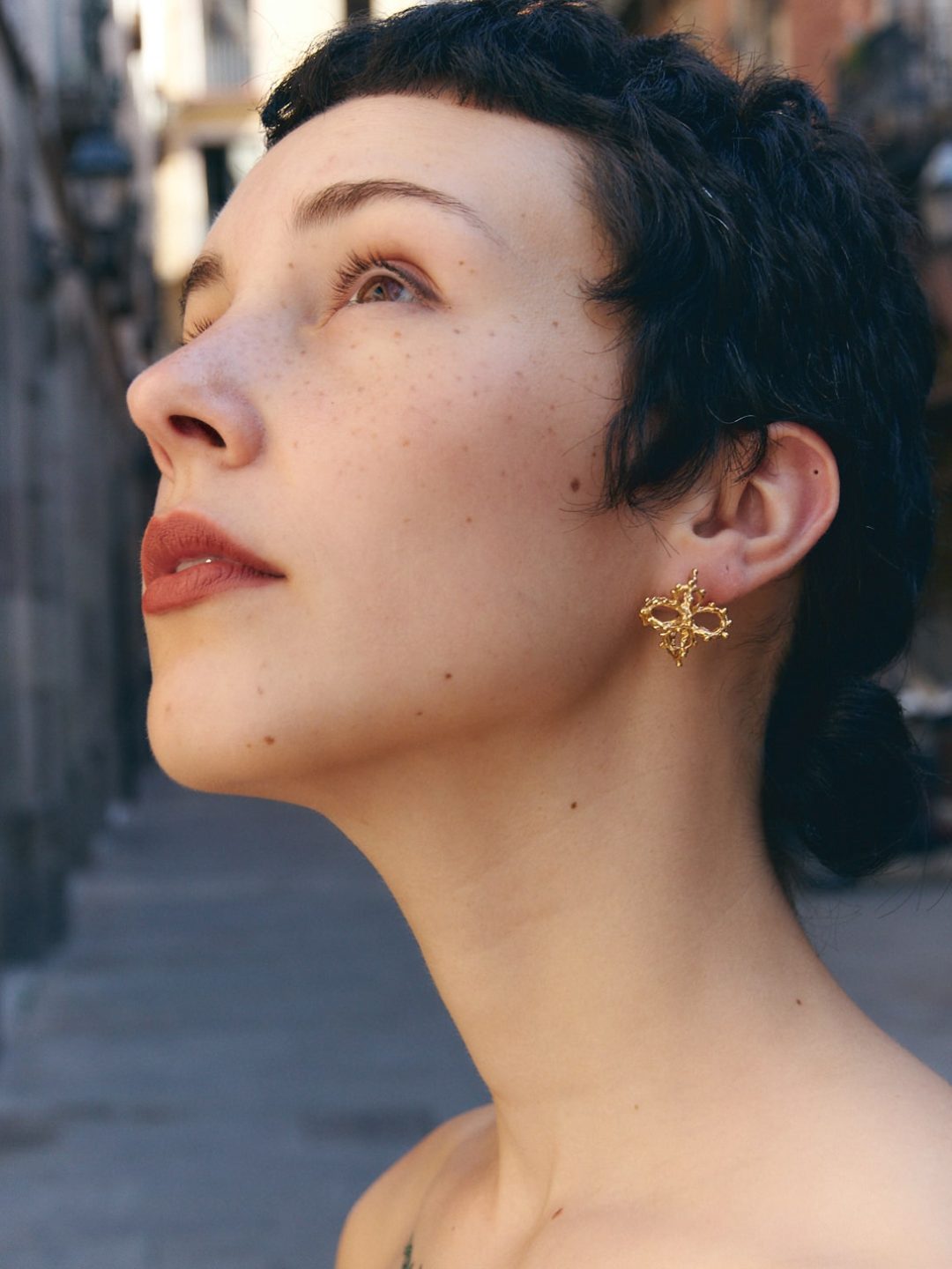 flower of life golden earrings sofía rocha