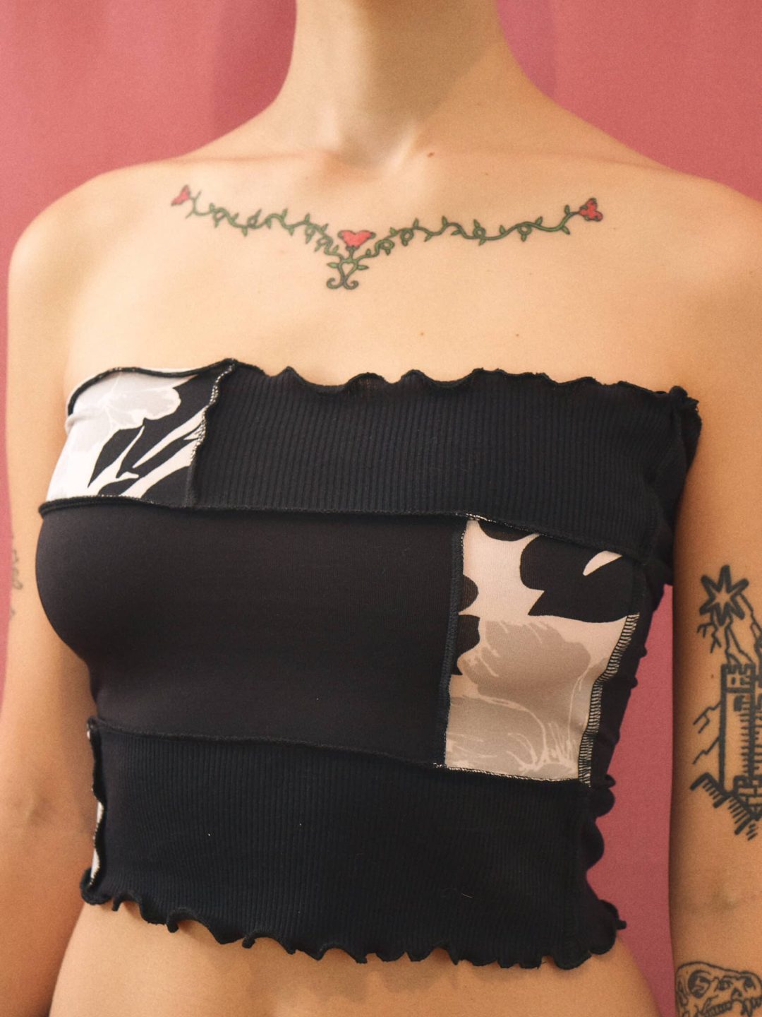 bandeau top nimph upcycling